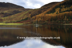 Autumn colours, Loch Lochy at Laggan locks