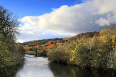 Autumn , river Ness, Fort Augustus