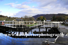 Autumn, canal lockgates,  Fort Augustus