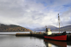 View over Loch Fyne, Inverary town