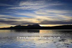 Sunset over the Kyle of Tongue