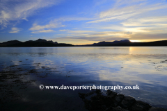 Sunset over the Kyle of Tongue