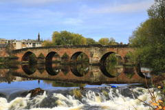 The Devorgilla bridge, river Nith, Dumfries