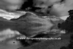 Slioch mountain reflected in Loch Maree