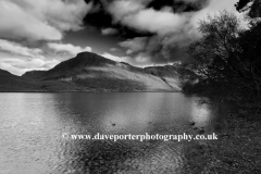 Slioch mountain reflected in Loch Maree