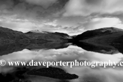 Reflections in Loch Gleann Dubh, Kylesku village