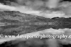 Reflections in Loch Gleann Dubh, Kylesku village