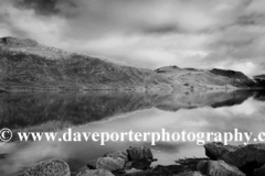 Reflections in Loch Gleann Dubh, Kylesku village