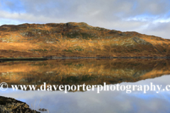 Reflections in Loch Gleann Dubh, Kylesku village