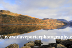 Reflections in Loch Gleann Dubh, Kylesku village