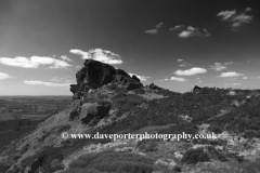 The rock formations of the Ramshaw Rocks