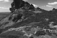 The  rock formations of the Ramshaw Rocks