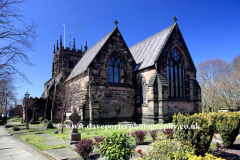 St Edwards church Leek town