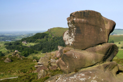 The rock formations of the Ramshaw Rocks