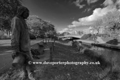 Statue of the English writer, Izzak Walton, Stafford