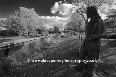 Statue of the writer, Izzak Walton, Stafford