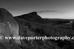 Dusk, Hen Cloud rock, the Roaches Rocks