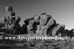 The rock formations of the Ramshaw Rocks