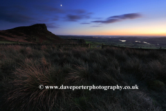 Dusk, Hen Cloud rock, the Roaches Rocks