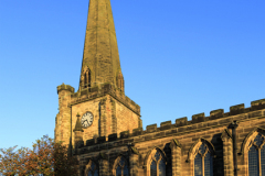 Autumn, St Marys church, Uttoxeter town