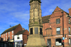 The War Memorial, Market square, Uttoxeter