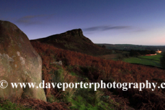 Dusk, Hen Cloud rock, the Roaches Rocks