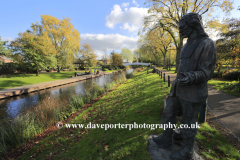 Statue of the writer, Izzak Walton, Stafford