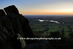 Dusk, the Roaches Rocks, Upper Hulme