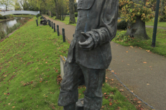 Statue of the writer, Izzak Walton, Stafford