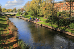 Autumn, Victoria Park, river Sow, Stafford