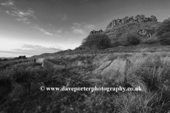 Hen Cloud rock, the Roaches Rocks