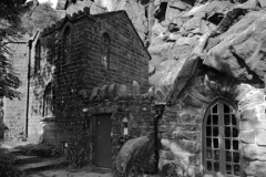 The Rock Hall cottage, the Roaches Rocks, near Leek town