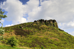 View to Hen Cloud rock, the Roaches Rocks, Upper Hulme