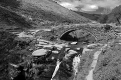 River Dane waterfalls at Three Shires Head, the meeting point of three counties