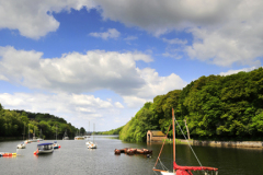 View over the Rudyard Reservoir, near Leek town