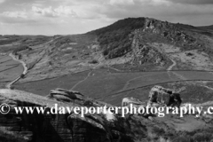 View to Hen Cloud rock, the Roaches Rocks