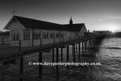 Dusk view over Southwold Pier