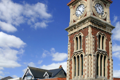 Clock tower and Queen Victoria Memorial, Newmarket