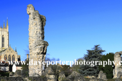 The ruins of Bury St Edmunds Abbey