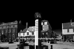 The Pillar of Salt road sign Bury St Edmunds