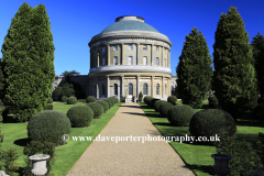 The Rotunda and gardens at Ickworth House