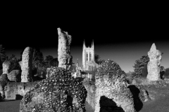 The ruins of Bury St Edmunds Abbey