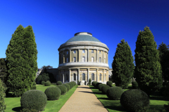 The Rotunda and gardens at Ickworth House