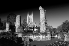 The ruins of Bury St Edmunds Abbey