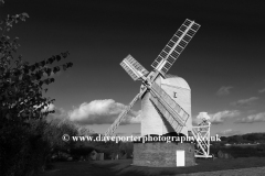 The Upthorpe post mill, Stanton village