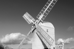 The Upthorpe post mill, Stanton village