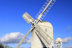 The Upthorpe post mill, Stanton village