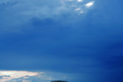 Stormy skies over the Brighton West Pier