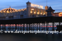 Dusk colours over the Brighton Palace Pier