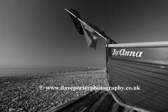 Fishing boats on the beach at Worthing